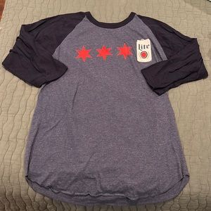 Chicago Miller Lite baseball tee